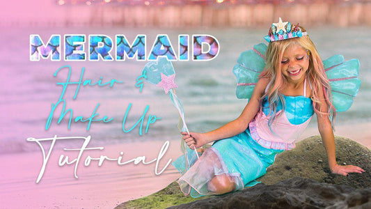 Mermaid Hair & Makeup Tutorial 🧜♀️