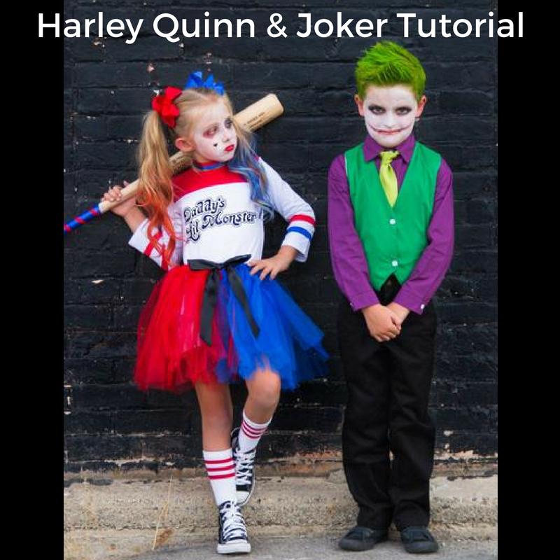 harley quinn costume make your own for kids