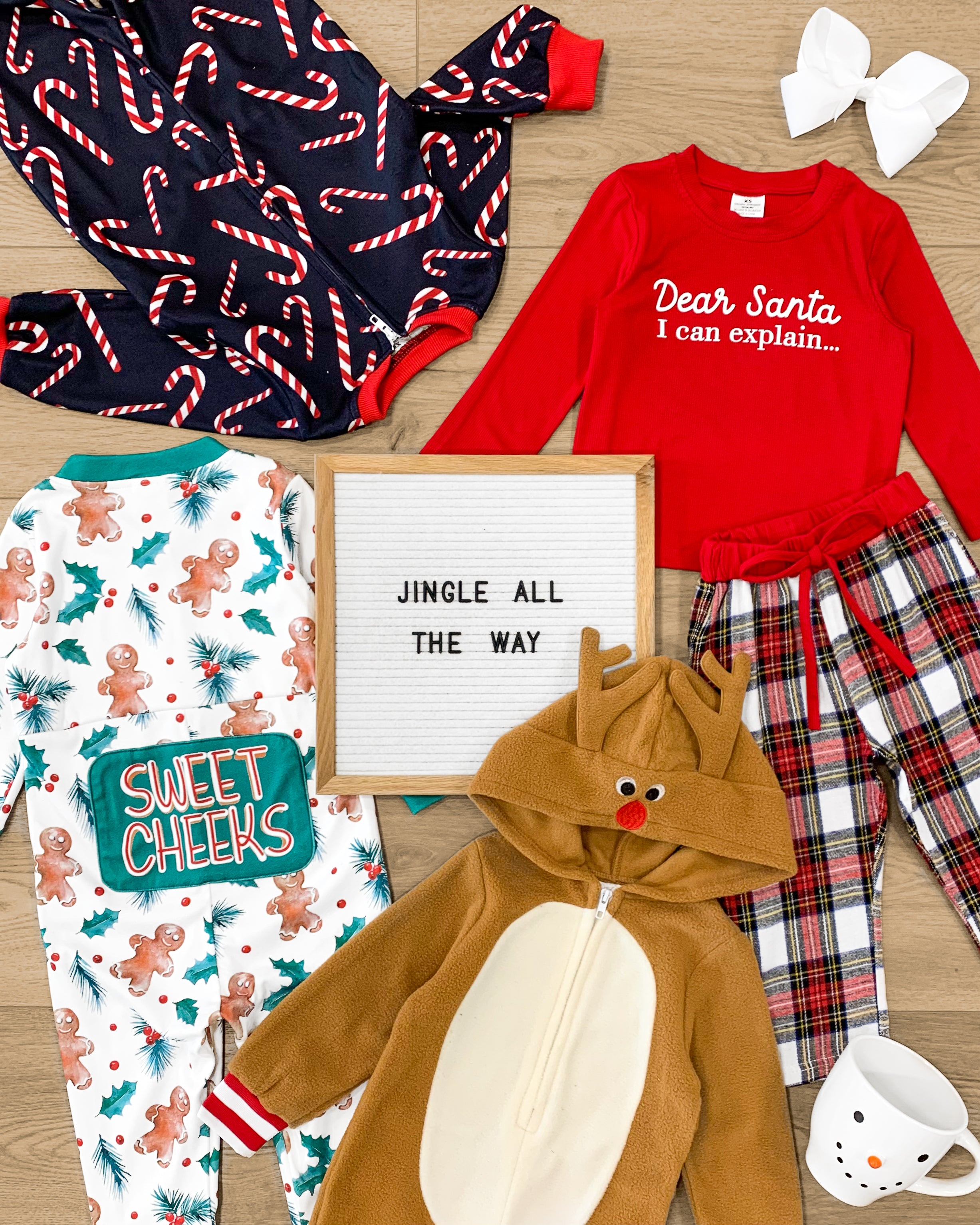 Fuzzy Christmas Pajama Pants Family Christm Family And Dog Christmas Pajamas  Set