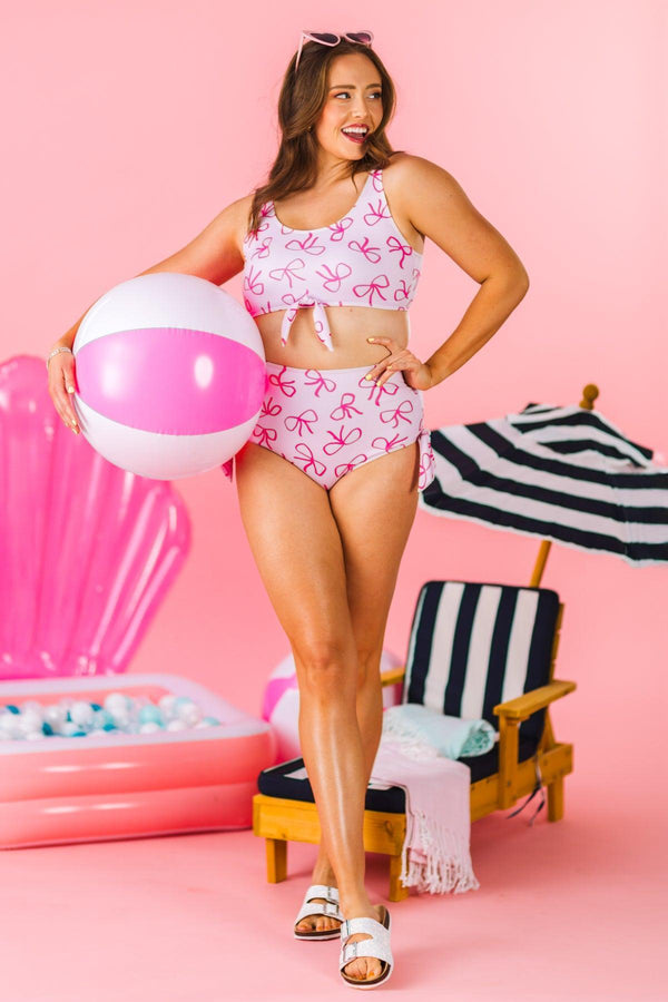 Mom & Me - Pink Bow Bikini | Sparkle in Pink