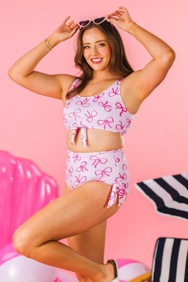 Mom & Me - Pink Bow Bikini | Sparkle in Pink