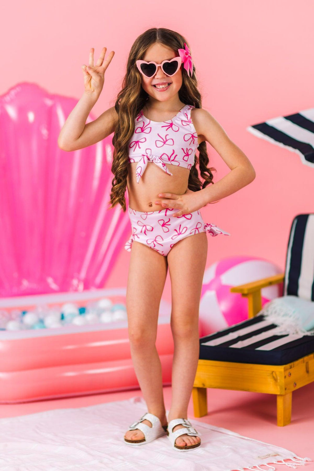 Mom & Me - Pink Bow Bikini | Sparkle in Pink