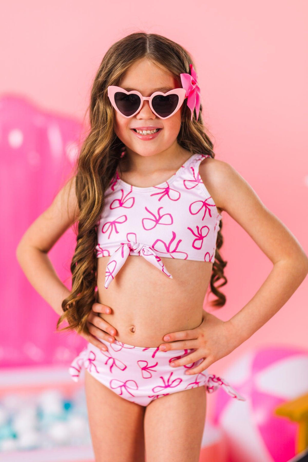 Mom & Me - Pink Bow Bikini | Sparkle in Pink