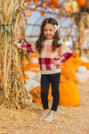 Mom & Me - Cozy Checkered Sweater | Sparkle in Pink