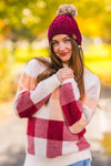 Mom & Me - Cozy Checkered Sweater