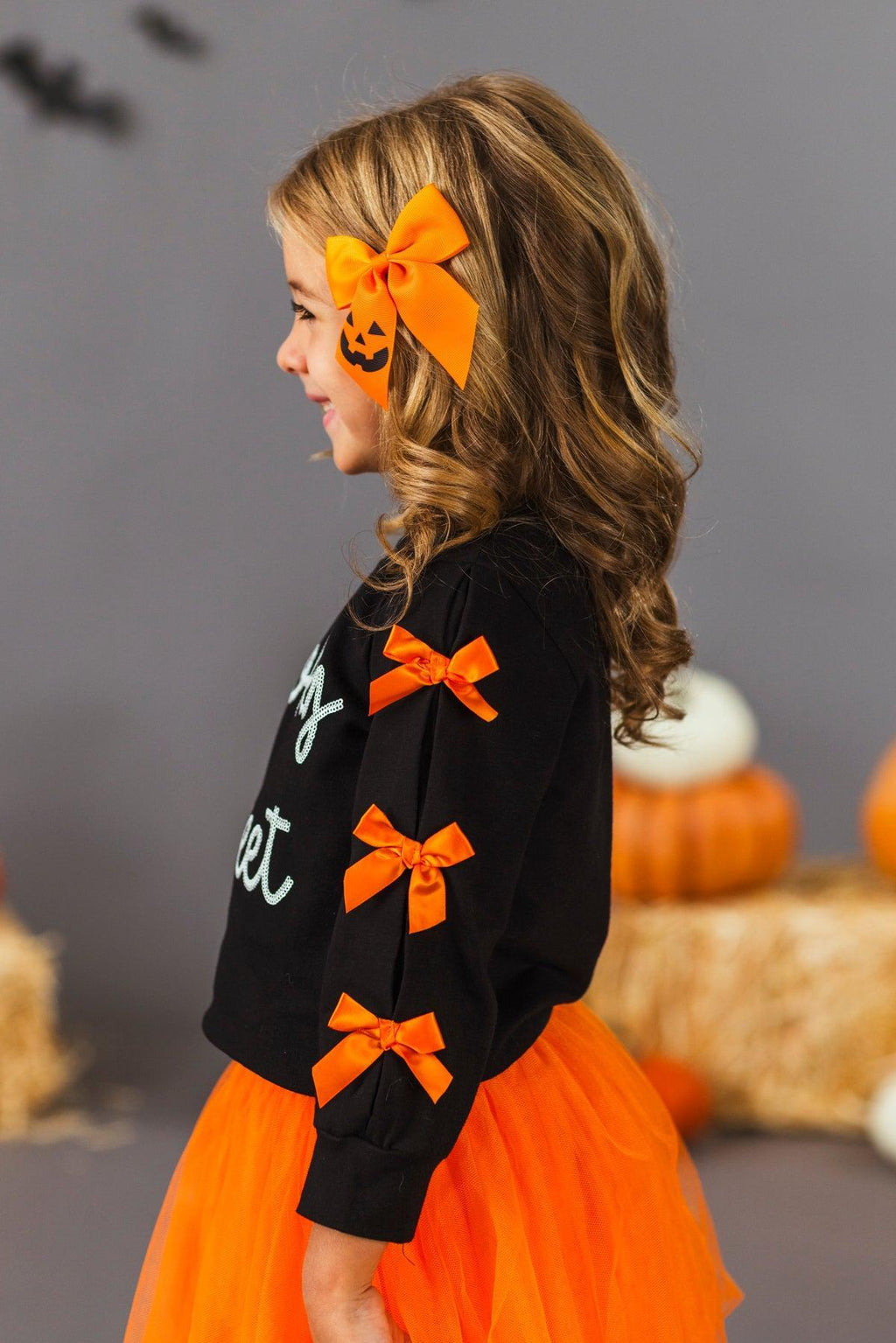 "Spooky Sweet" Tutu Skirt Set | Sparkle in Pink