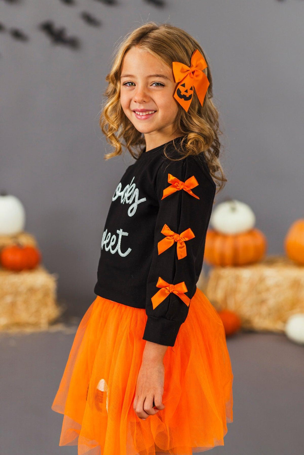 "Spooky Sweet" Tutu Skirt Set | Sparkle in Pink