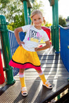 "Preschool - 5th Grade" Paper & Pencil Skirt Set | Sparkle in Pink
