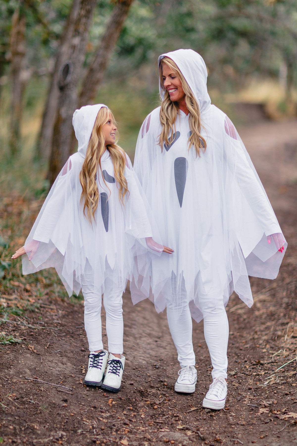 White Ghost Costume Set | Matching Mom & Me Costumes Sparkle In Pink White Ghost Costume Set | Matching Mom & Me Costumes Sparkle In Pink