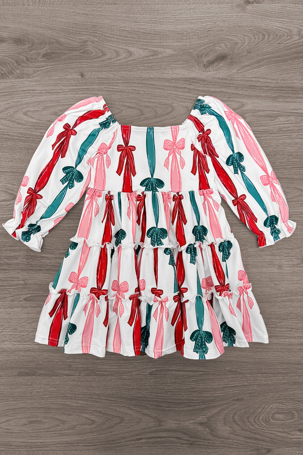 Mom & Me - Christmas Bows Dress | Sparkle in Pink