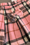 "K Is For Kindness" Pink Flannel Skirt Set - Sparkle in Pink