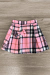 "K Is For Kindness" Pink Flannel Skirt Set - Sparkle in Pink