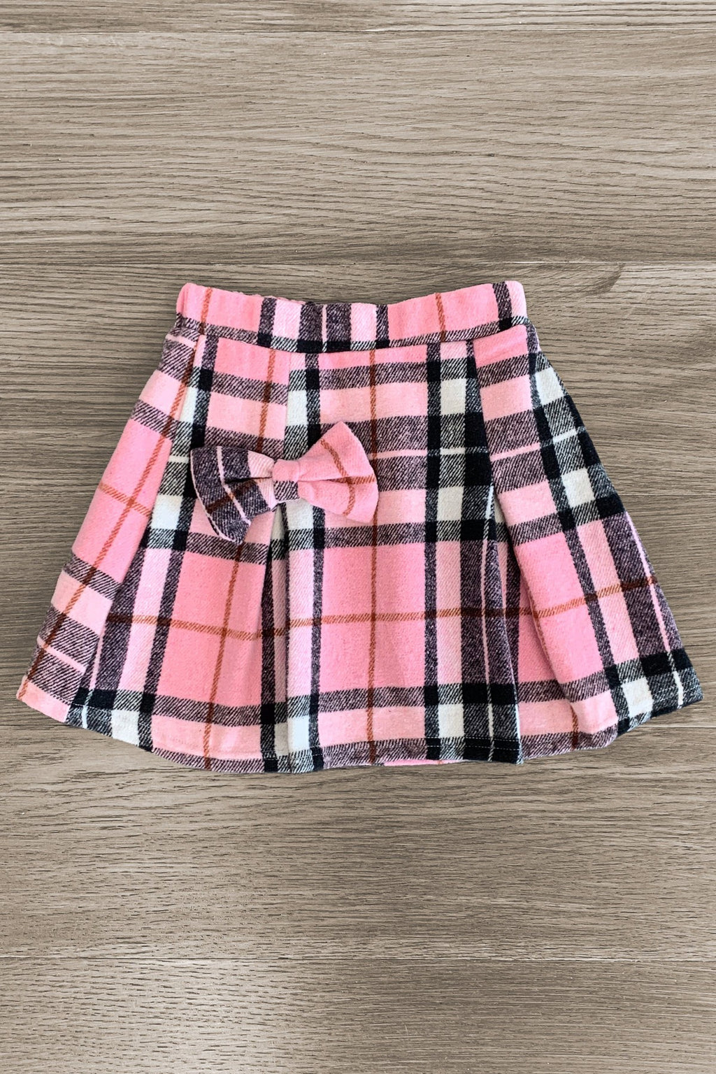 "K Is For Kindness" Pink Flannel Skirt Set - Sparkle in Pink