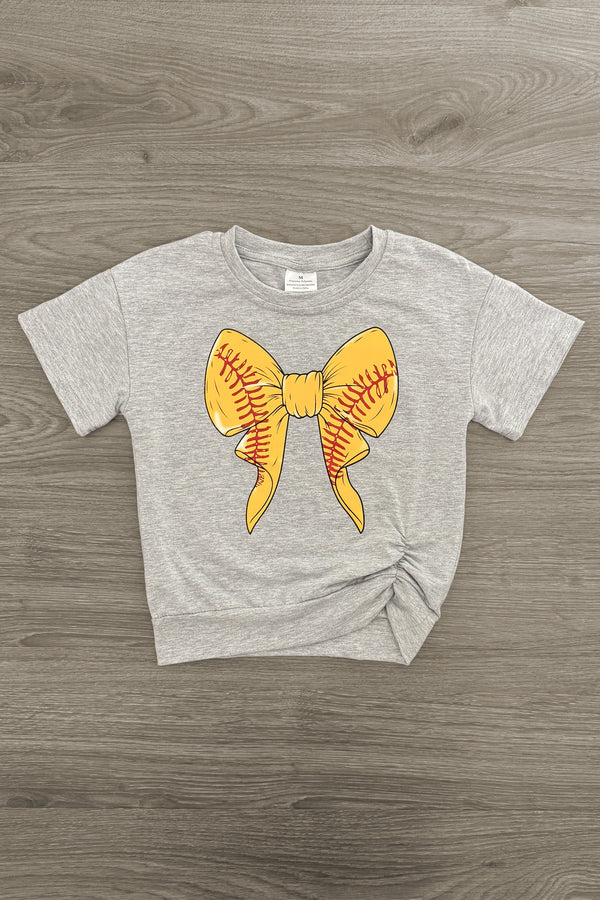 Softball Ombre Denim Short Set | Sparkle in Pink