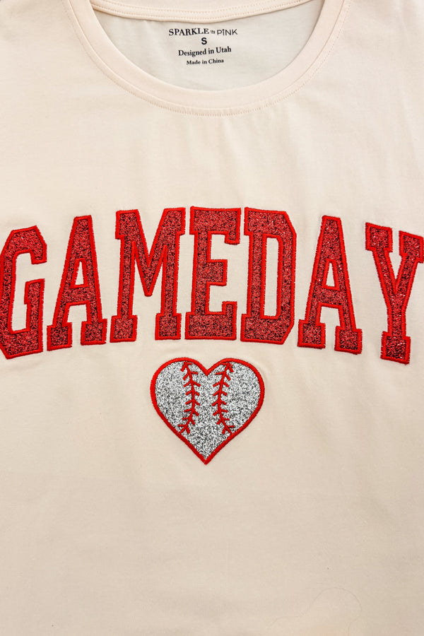 Mom & Me - "Gameday" Glitter Top | Sparkle in Pink