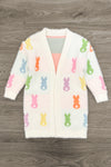 Mom & Me - Cozy Pastel Bunny Cardigan | Sparkle in Pink