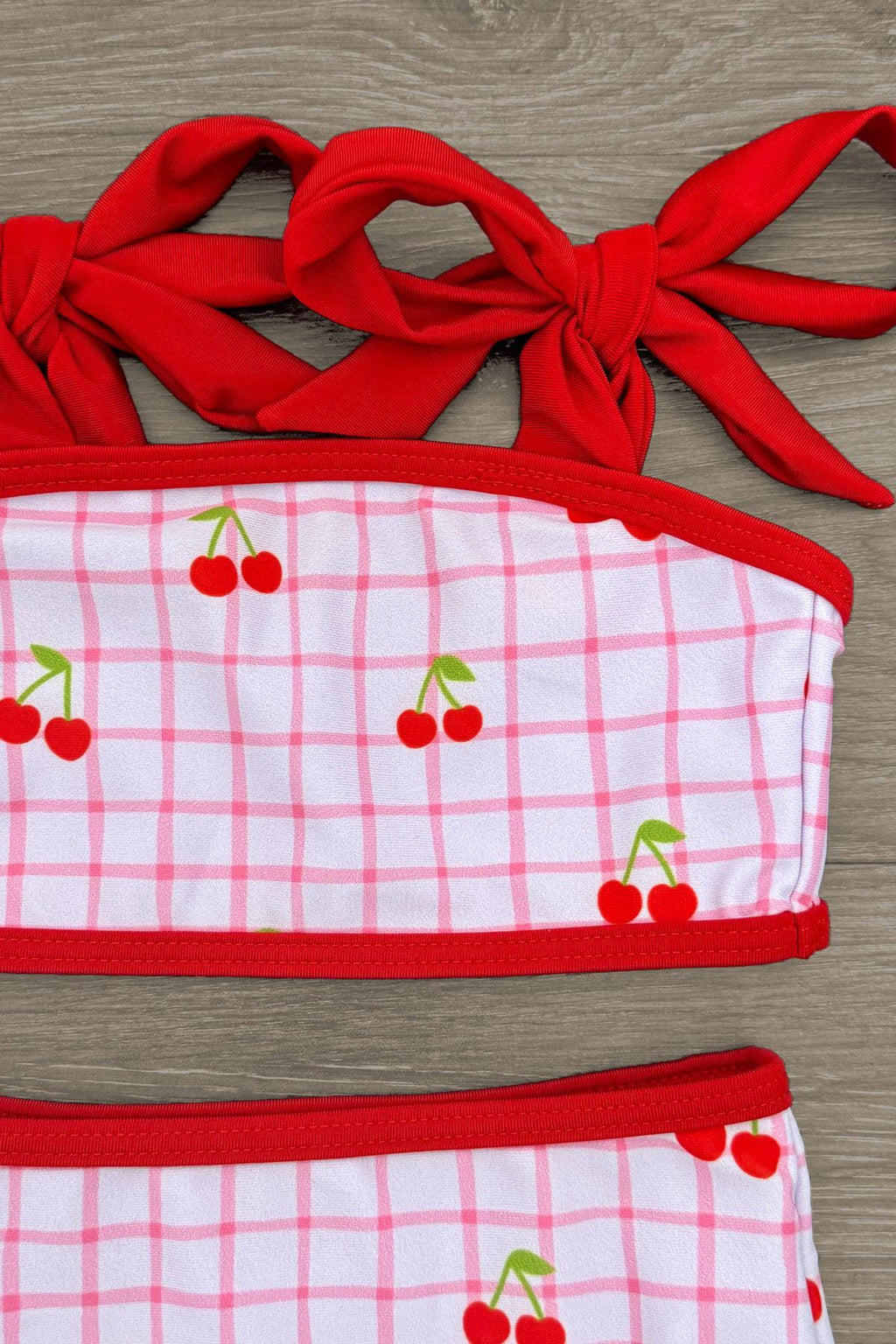 Mom & Me - Pink & Red Cherry Bikini | Sparkle in Pink