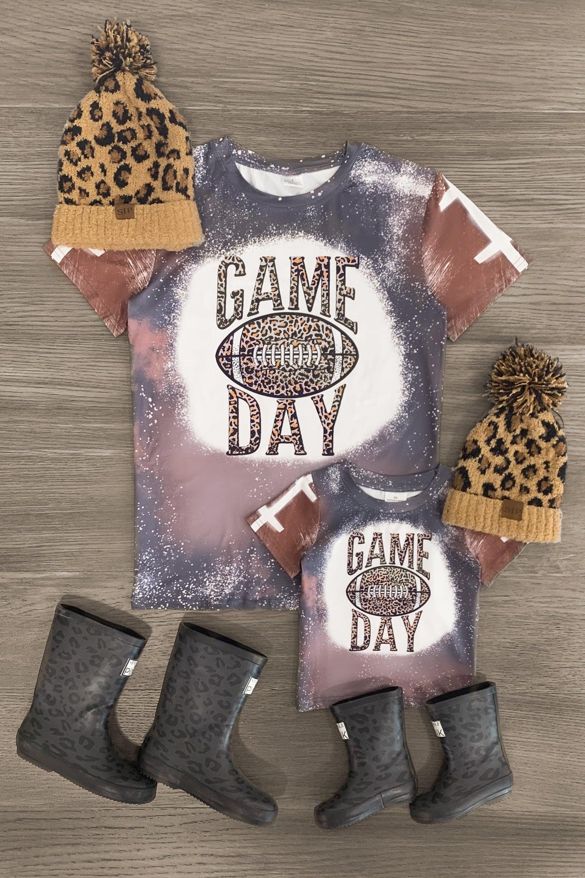 Mom & Me - "Game Day" Football Top - Sparkle in Pink