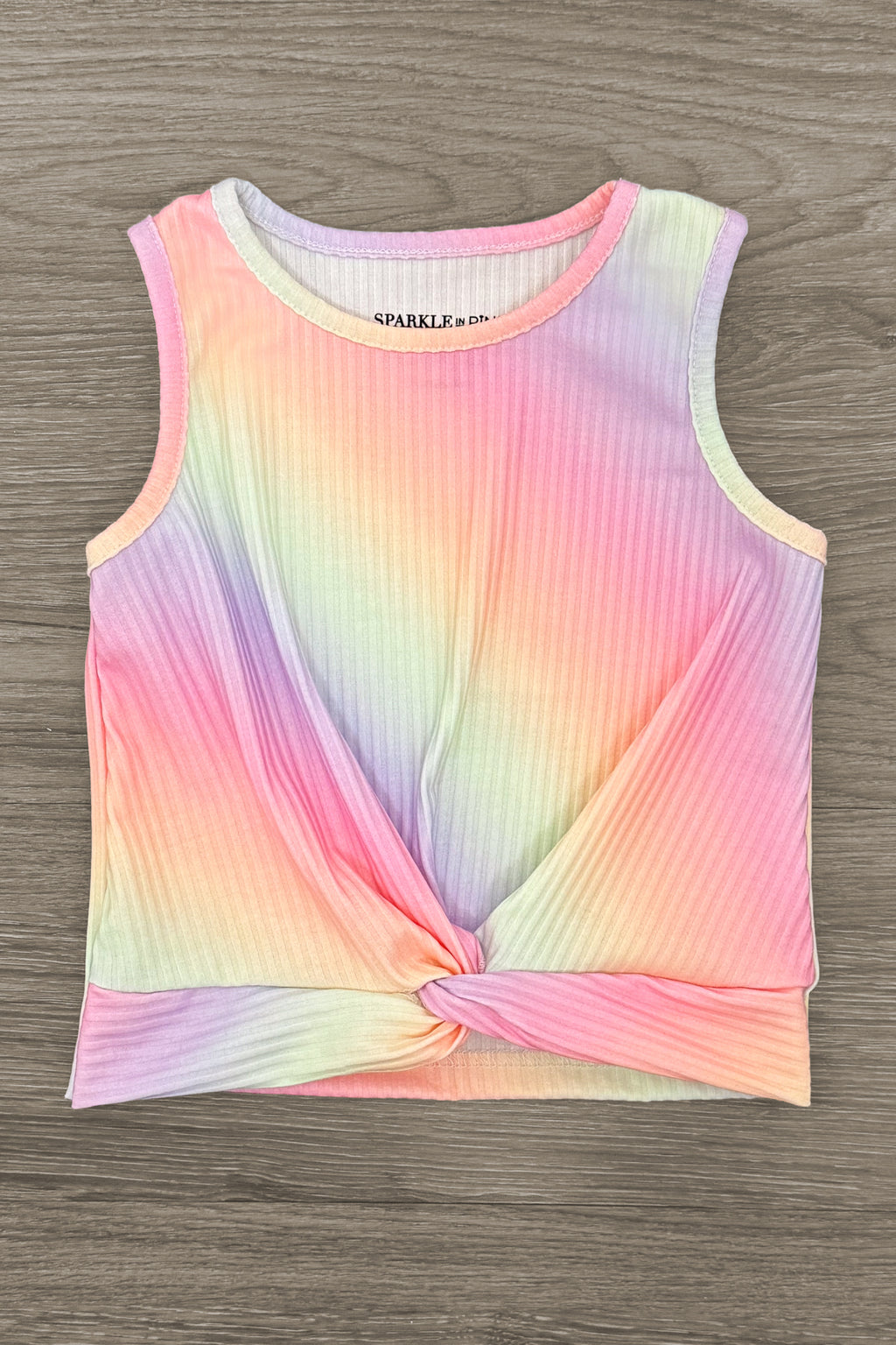 Pastel Sunset Tie Dye Short Set | Sparkle in Pink