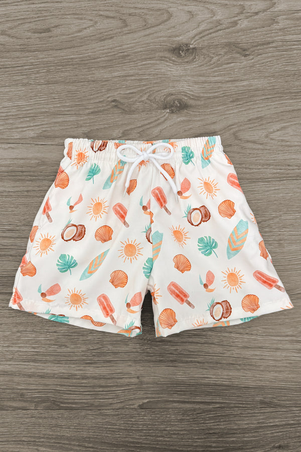 Mom & Kid - Tropical Paradise Swimsuits | Sparkle in Pink