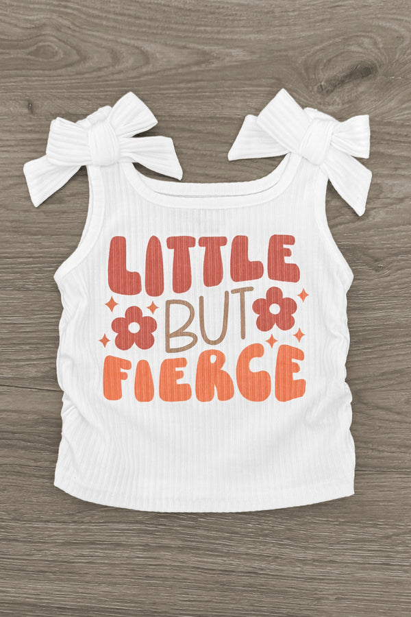 "Little But Fierce" Suede Short Set | Sparkle in Pink