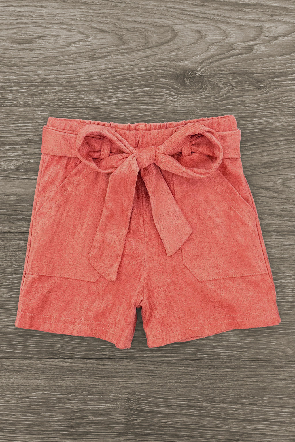 "Little But Fierce" Suede Short Set | Sparkle in Pink