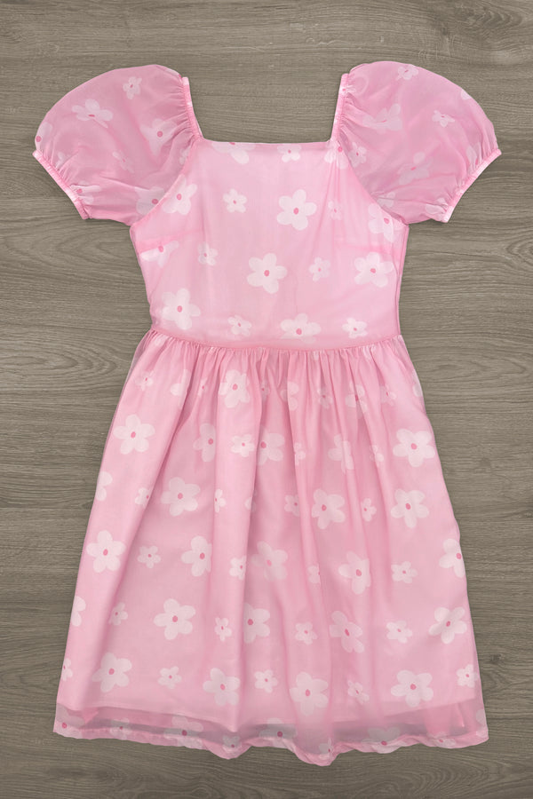 Mom & Me - Flower Print Dress | Sparkle in Pink