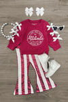 "I Don't Need Your Attitude..." Sequin Bell Bottom Set | Sparkle in Pink