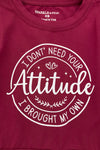 "I Don't Need Your Attitude..." Sequin Bell Bottom Set | Sparkle in Pink