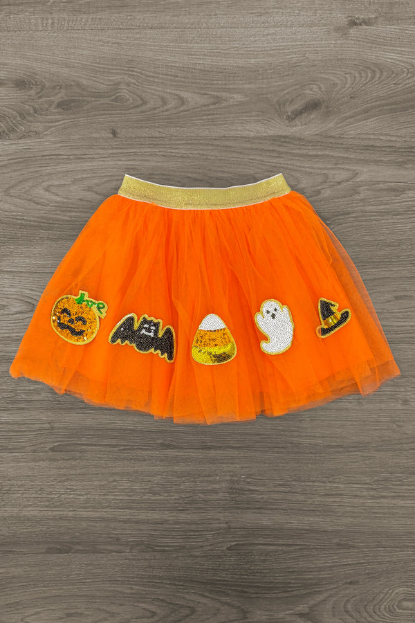 "Spooky Sweet" Tutu Skirt Set | Sparkle in Pink