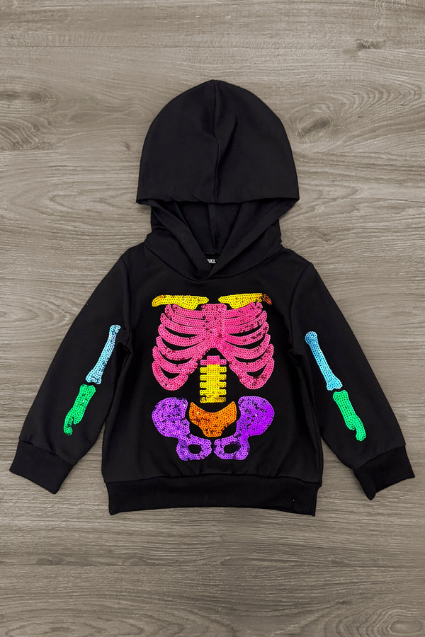 Skeleton Hoodie - Boy Or Girl | Sparkle in Pink