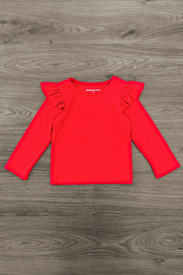 Christmas Bows Denim Overall Dress Set | Sparkle in Pink