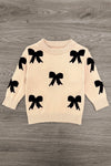 Mom & Me - Tan Bow Sweater & Pant Set | Sparkle in Pink