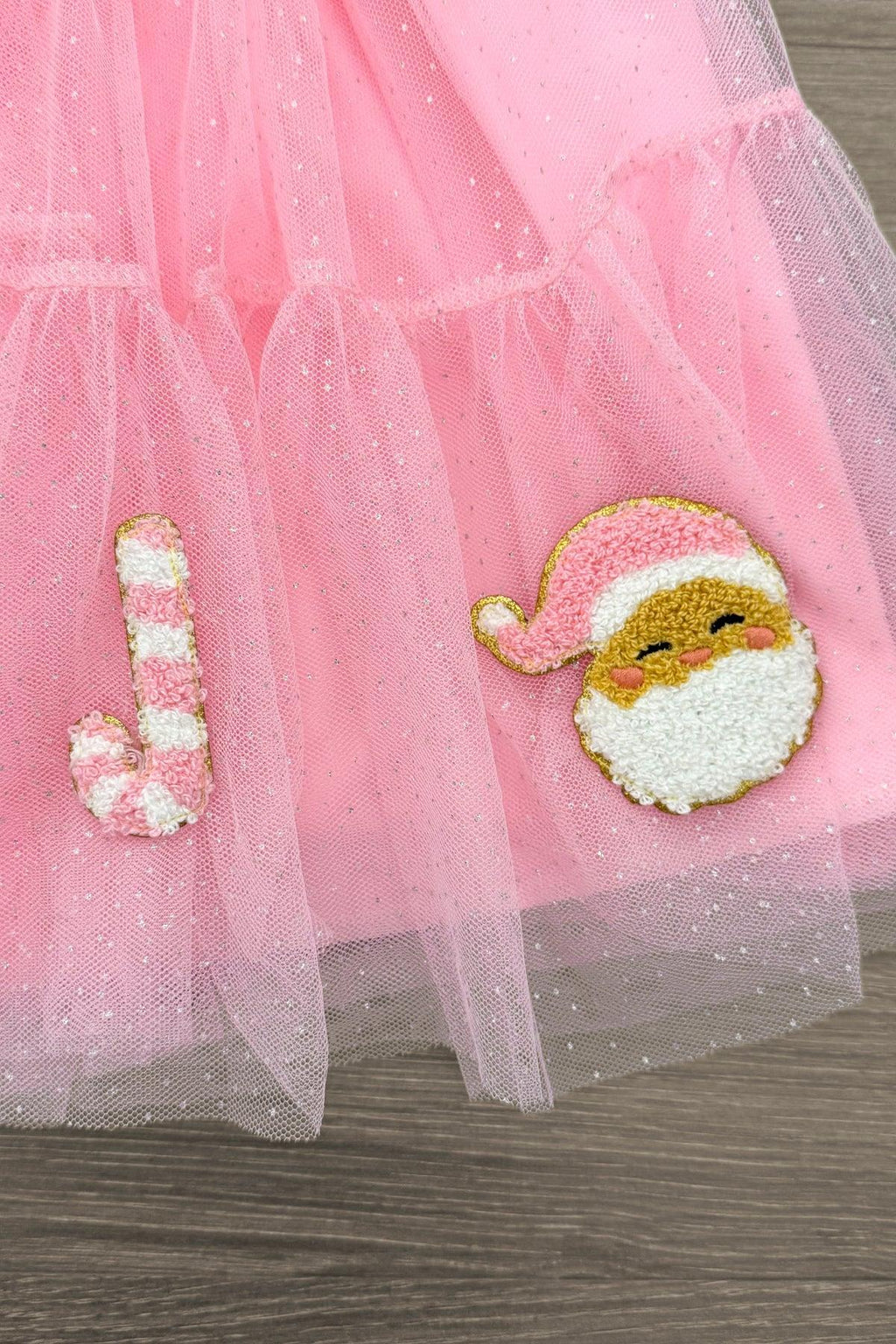 Pink Glitter Christmas Tulle Dress | Sparkle in Pink