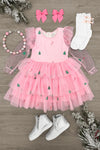Pink Christmas Tulle Dress | Sparkle in Pink