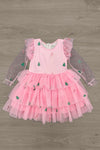 Pink Christmas Tulle Dress | Sparkle in Pink