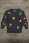 Mom & Me - Corduroy Sequin Christmas Top