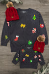 Mom & Me - Corduroy Sequin Christmas Top