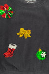 Mom & Me - Corduroy Sequin Christmas Top