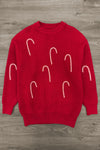 Candy Cane Family Knit Sweater