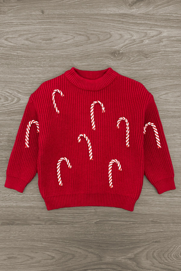 Candy Cane Family Knit Sweater