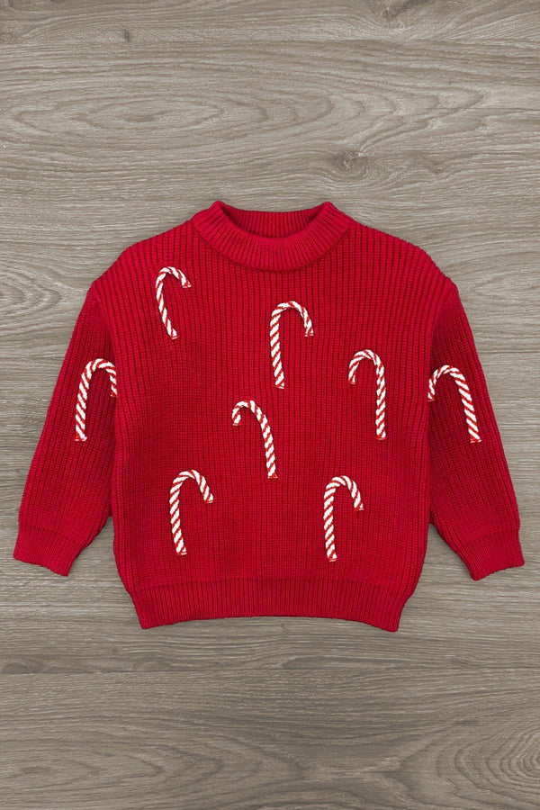Candy Cane Family Knit Sweater