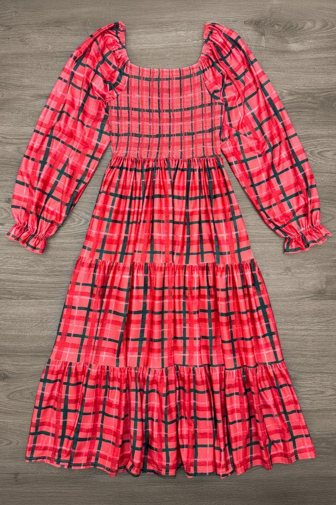 Family Red & Green Plaid Dresses & Tops