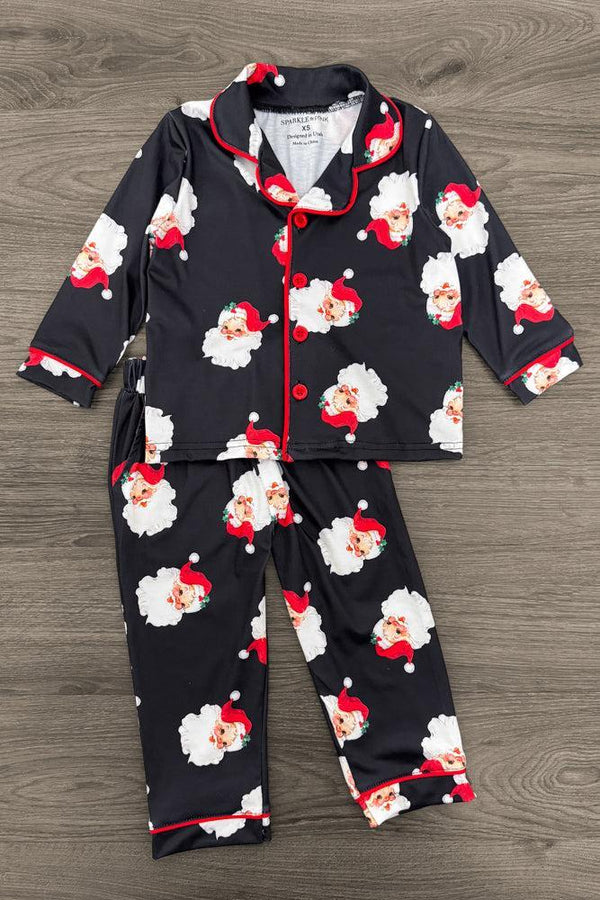 Vintage Santa Family Pajamas - AND PET BANDANA!