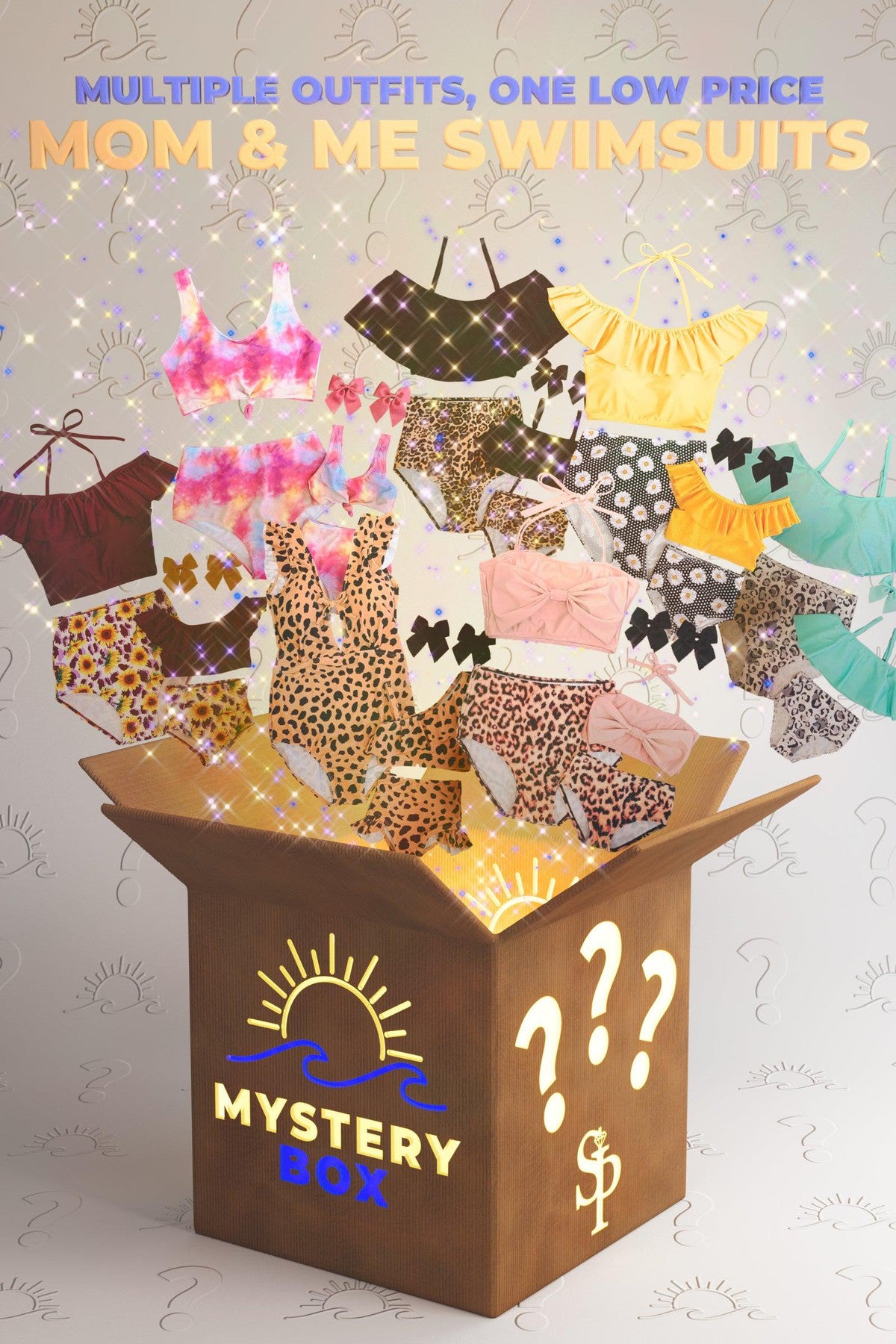 Mom & Me - Swimsuit Mystery Boxes - Sparkle in Pink