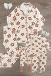 Mom & Me - Bamboo Checkered Blossoms Pajamas | Sparkle in Pink
