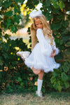 Angel Costume - 4 Piece Set - Sparkle in Pink