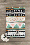 Western Boho Throw Blankets - Sparkle in Pink