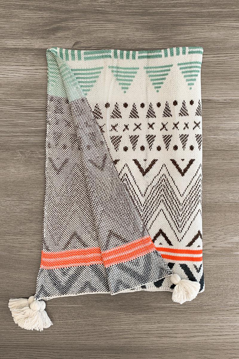 Western Boho Throw Blankets - Sparkle in Pink