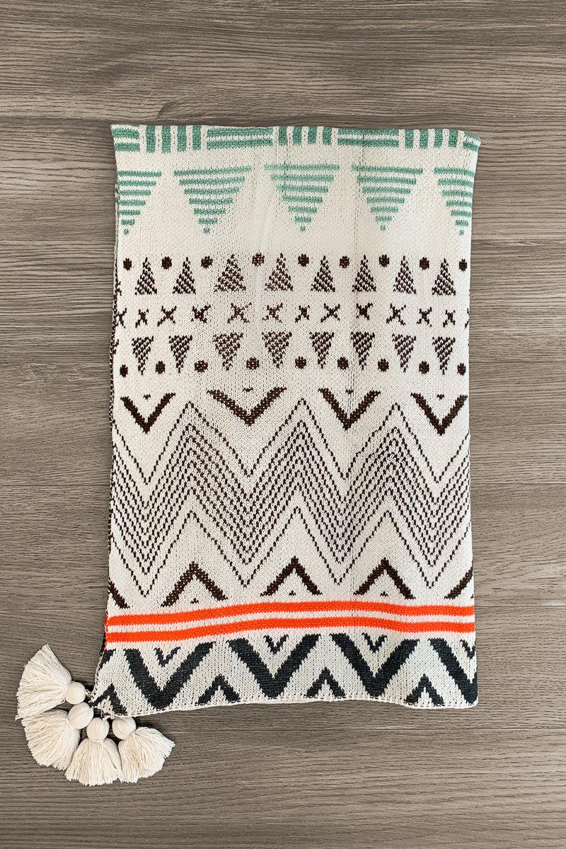 Western Boho Throw Blankets - Sparkle in Pink